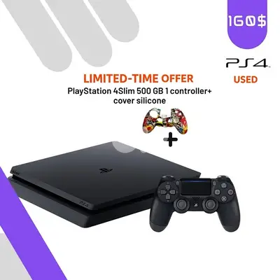 Ps4 Slim 500 Gb 1 Controller