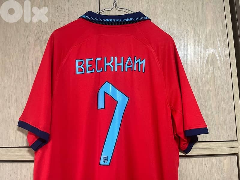 england away team beckham 7 jersey 2