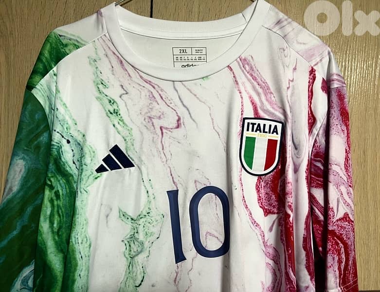 italia baggio 10 adidas practice jersey 0