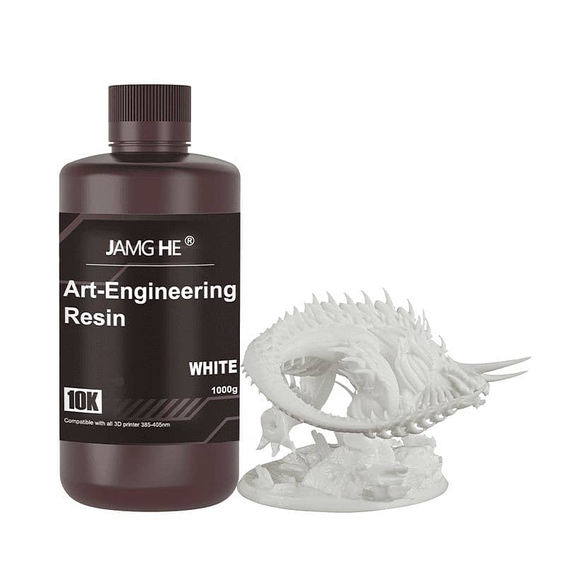Jamghe Art Engineering 3D Printing Resin, 1000g, White 0