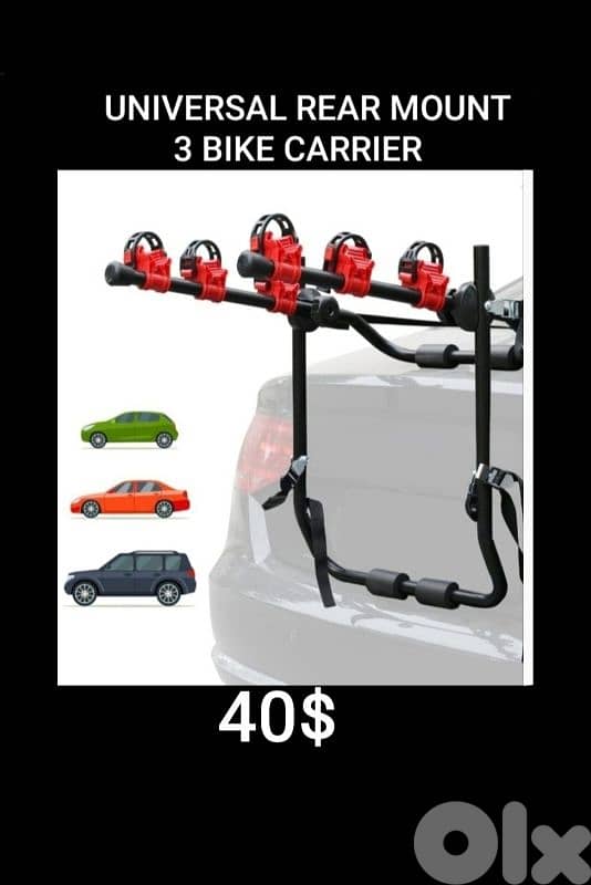 bike rack for 3 bikes (brand new) 0