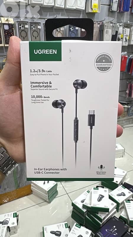 Ugreen in ear earphones with usb-c connector 35754 0