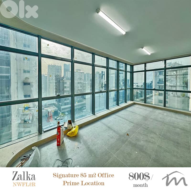 Zalka | Prime Location | Brand New 85m² Office | View | Parking Lots 0
