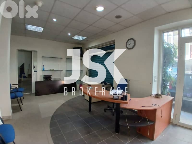 L20563 - Semi-Furnished Office With Warehouse For Rent in Jdeideh 0