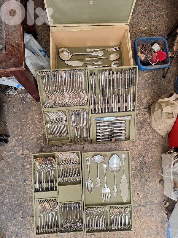 christofle France cutlery silver set 170 pieces  large collection 0