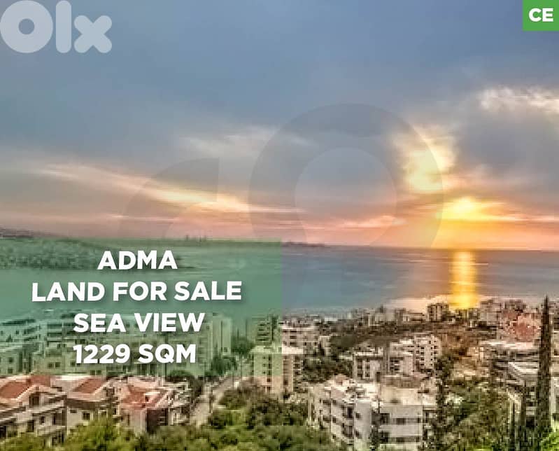 Adma Land for Sale / Sea View / 1229 SQM REF#CE127876 0