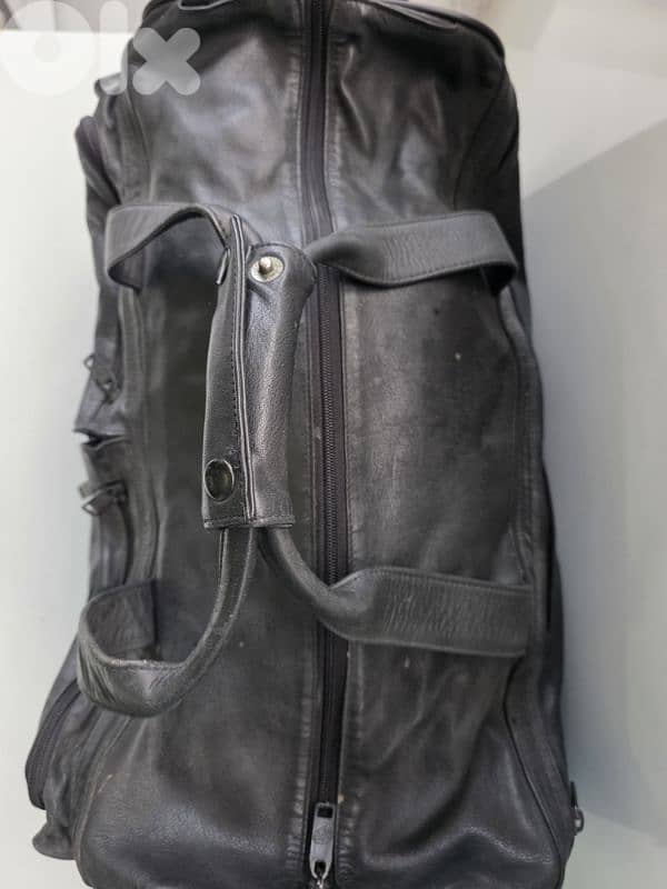 A rare real leather bag bargain price 0