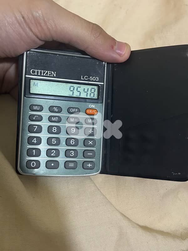Vintage Citizen LC-503 Pocket Calculator - Working with Case 0