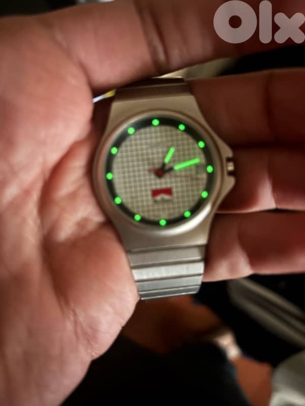 Vintage 90s Marlboro "Grid Dial" Swiss Movt Watch - Rare Retro Style 5