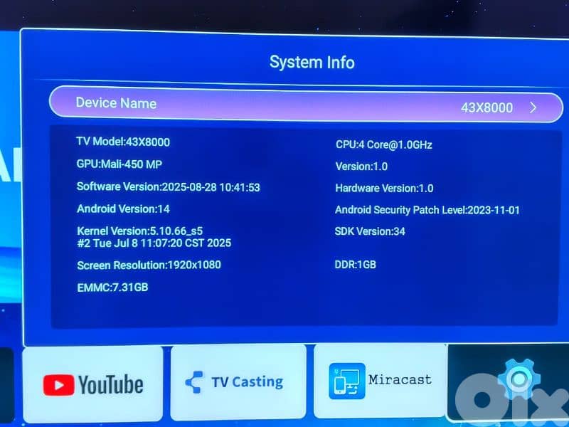 FUNAI 43" Smart TV بعدو جديد 7