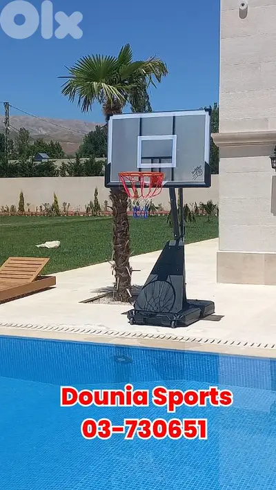 movable basketball hoop