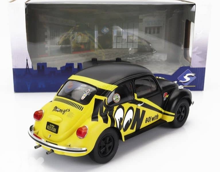 VW Beetle 1974 (MOON) diecast car model 1;18 4