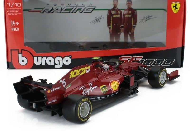 C. Leclerc Ferrari SF1000 (2020) diecast car model 1;18 4