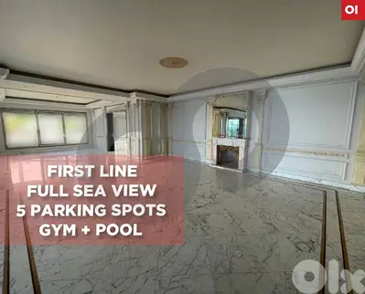 First Line, Sea View, Luxurious Ain Al Mraiseh/عين المريسةREF#OI130343