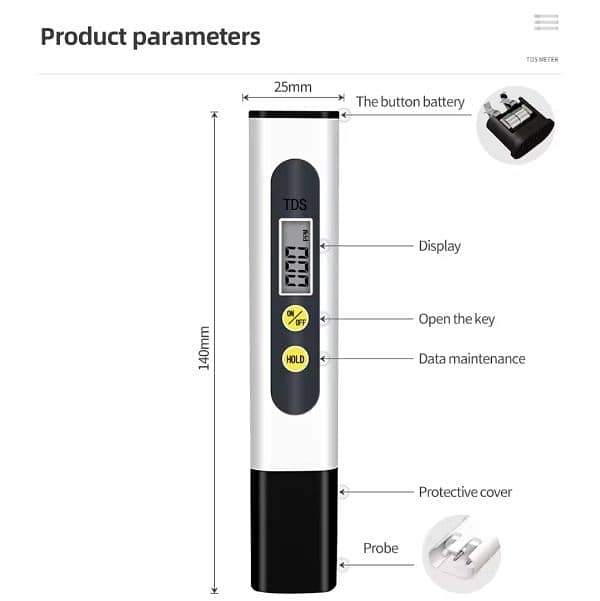 PH meter/ Tds/ Ec / Salinity/ SG/ ORP 5