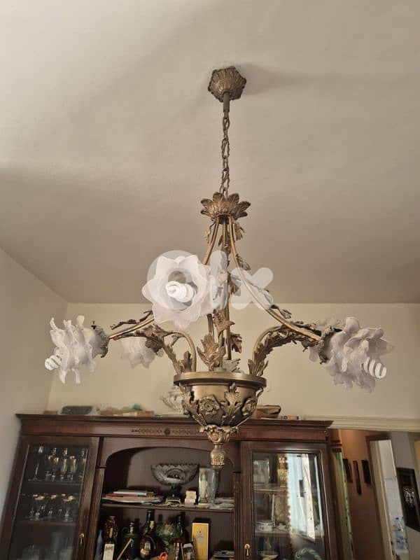 Chandelier Bronze ثريا عدد ٢ 0