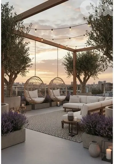 Beautiful lofty with large terrace trendy living