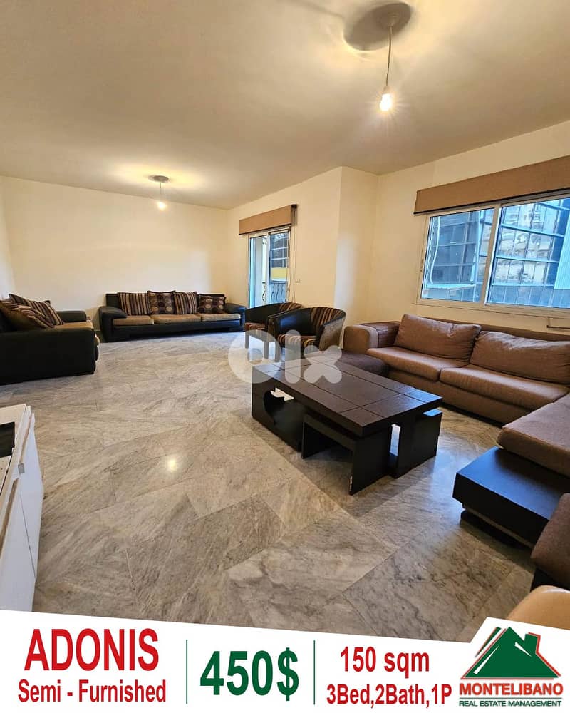150 sqm Apartment For Rent in Adonis أدونيس 0