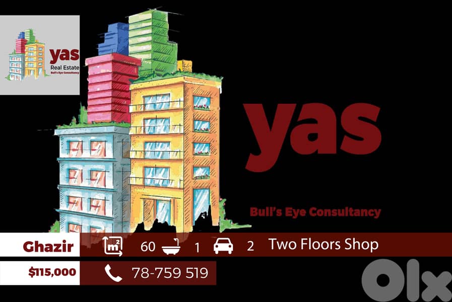 Ghazir 60m2 | Shop | Prime Location | Perfect Investment | IV 0