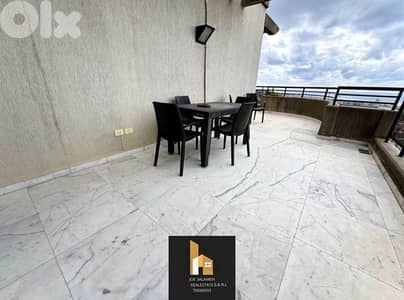Apartment for sale Sahel Alma Sea View Classy Area Terrace/ساحل علما