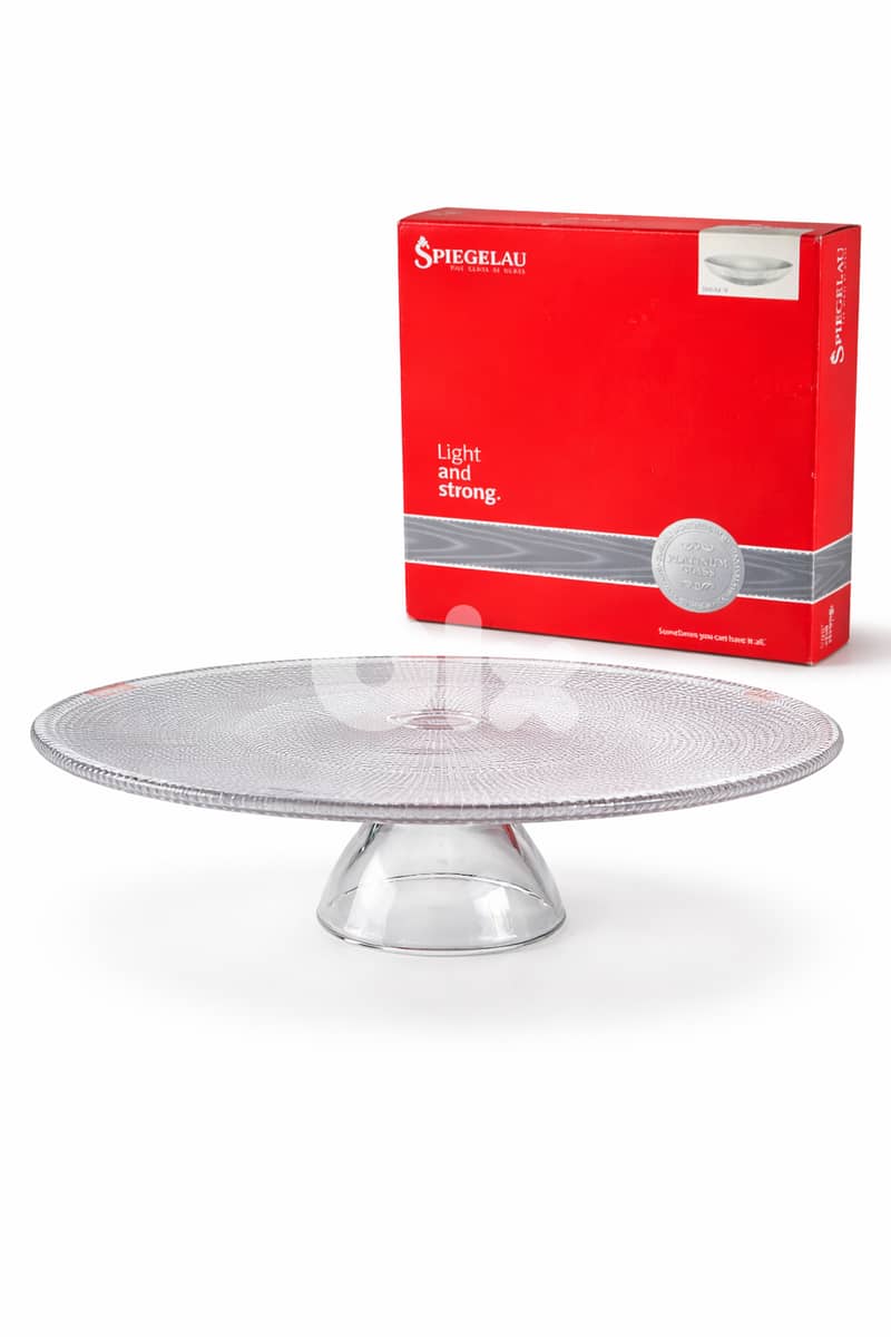 Spiegelau “Diamonds” Glass Cake Stand 0