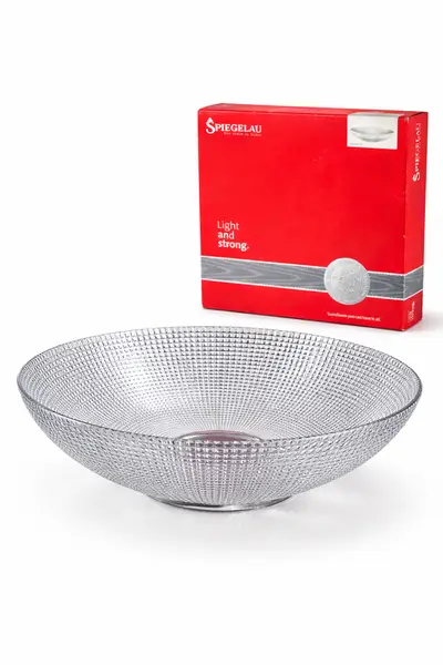Spiegelau “Diamonds” Collection – Cake Stand (32 cm) + Bowl (30 cm)