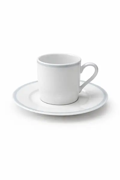 Fine Royal Porcelain Coffee Cups with Saucers – Dishwasher & Microwave