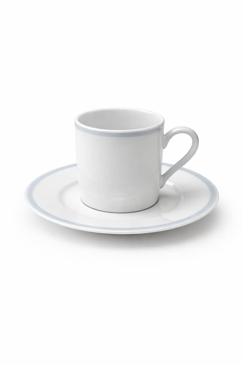 Fine Royal Porcelain Coffee Cups with Saucers – Dishwasher & Microwave 0