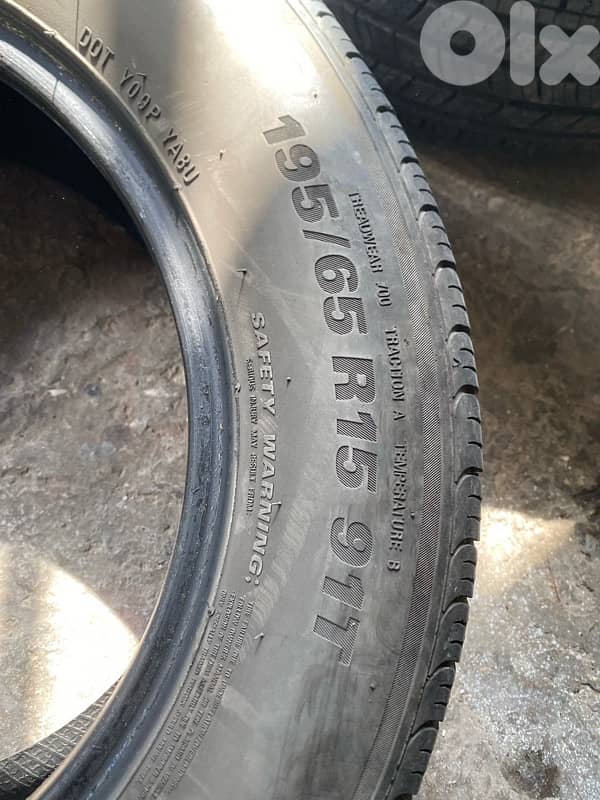 دواليب 195/65 R15عدد 3 2