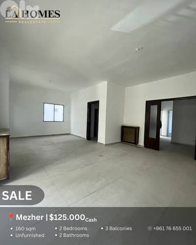 apartment for sale in mezher Antelias شقة للبيع في مزهر