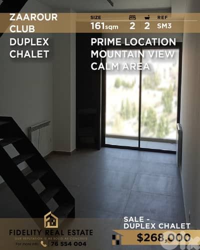 Chalet duplex for sale in Zaarour SM3 شاليه دوبلكس للبيع في الزعرور Chalet duplex for sale in Zaarour SM3 شاليه دوبلكس للبيع في الزعرور