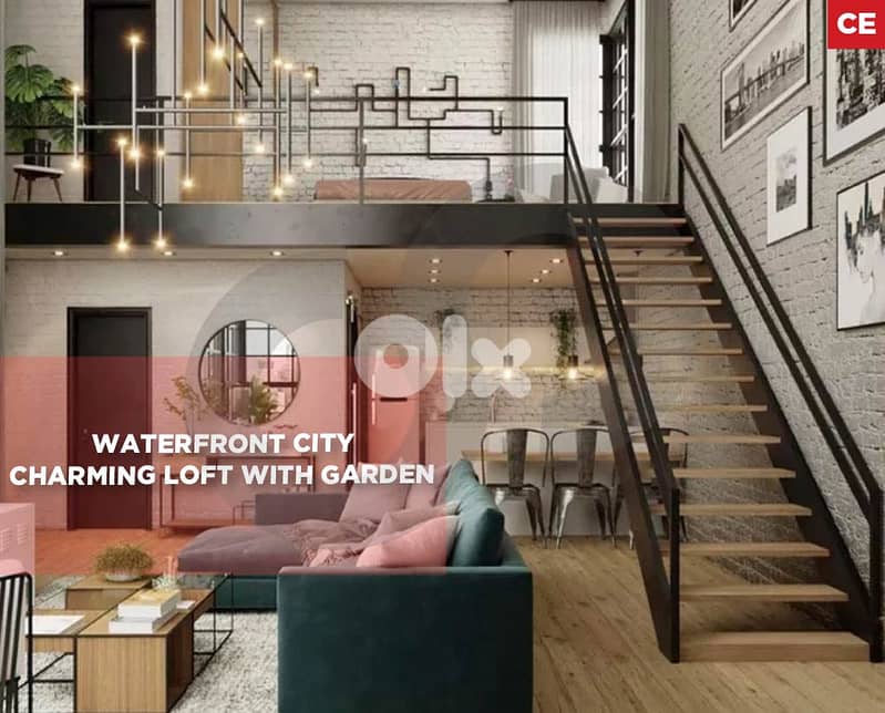 Loft with Garden / Waterfront City , Dbaye/ضبية REF#CE132199 0