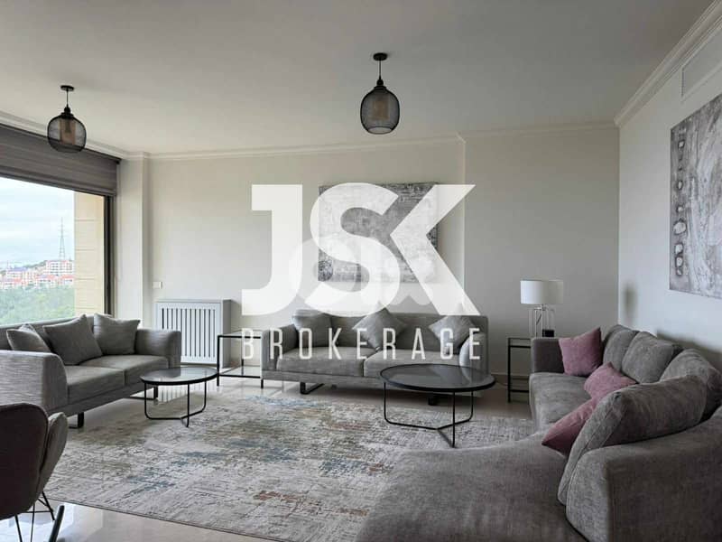 L20598 - Fully Furnished And Decorated Apartment For Rent in Ain Saade 0