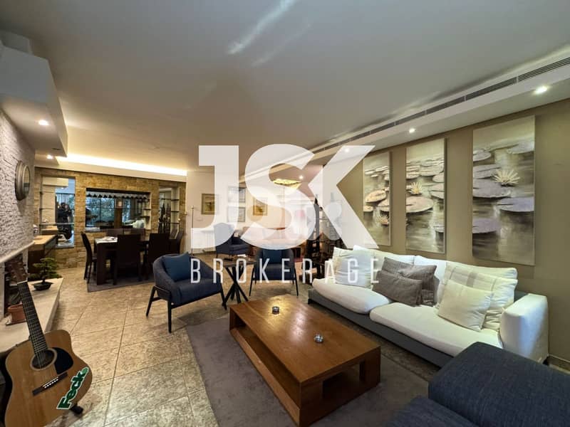 L20605 - Fully Furnished Decorated Apartment For Sale in Broumana 0