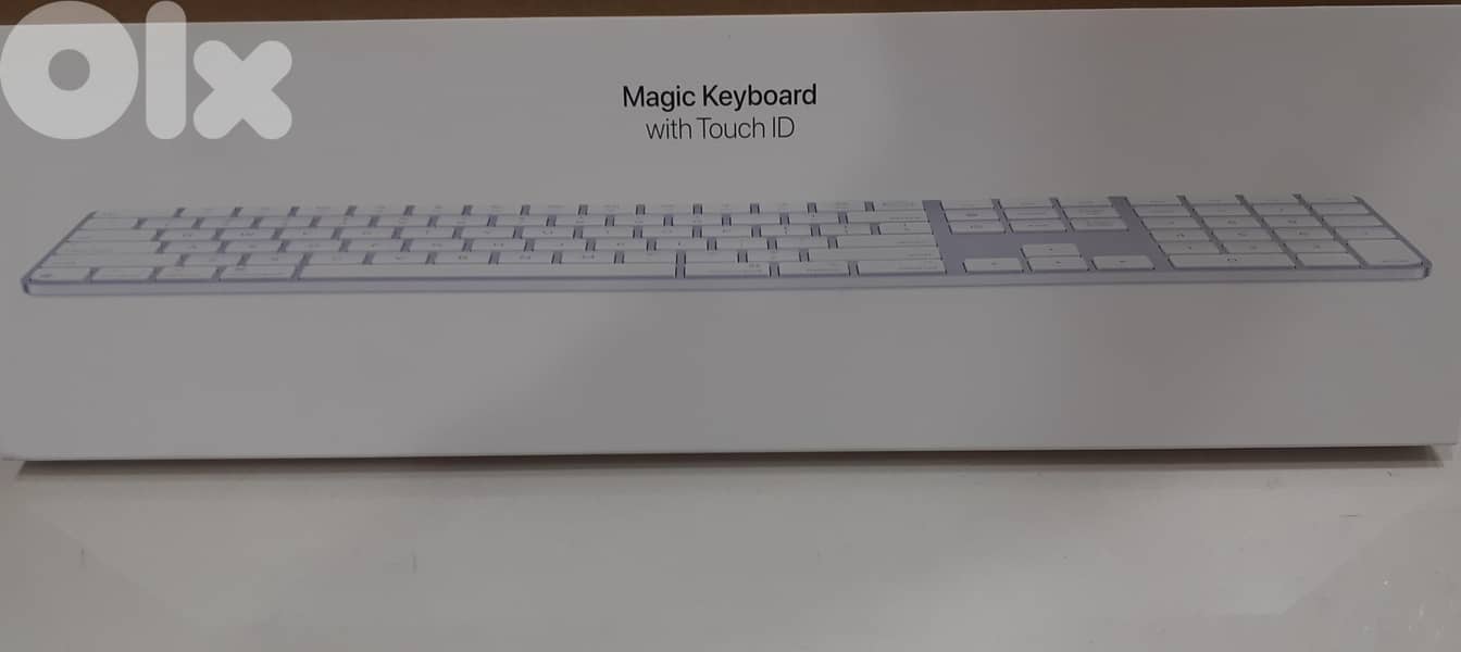 Magic Keyboard with touch id and numeric keypad usb-c white MXK73 0