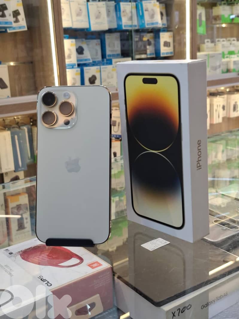 Used 14 pro max 256 gb gold 0