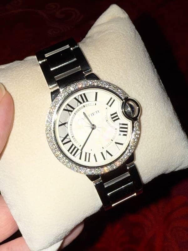 Cartier Ballon Bleu Diamond Bezel 0