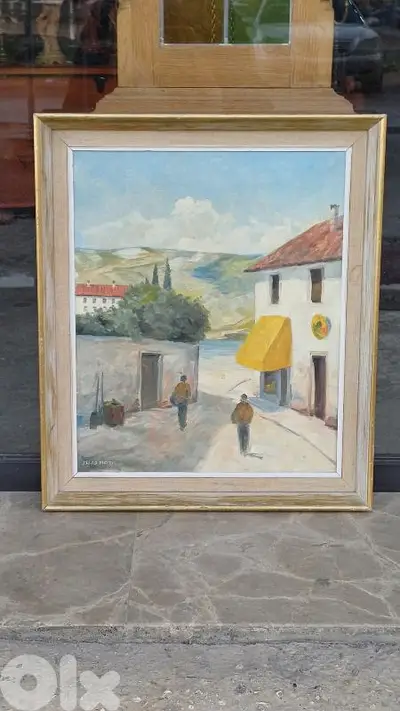 لوحة رسم زيتي اوروبية