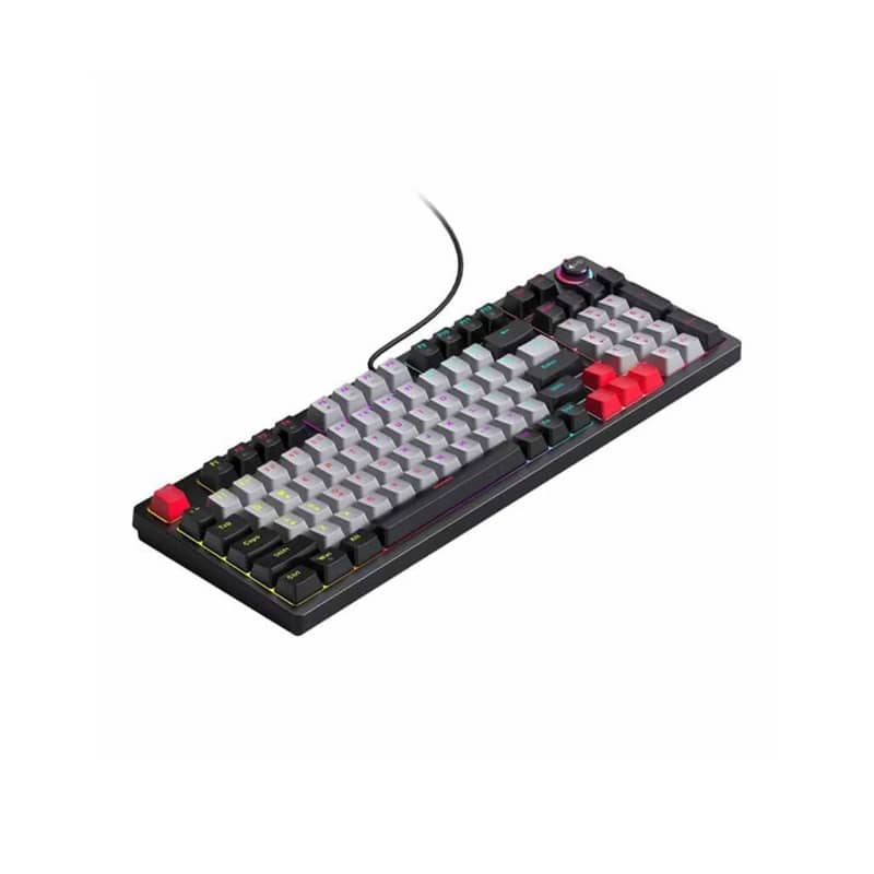T-Wolf 97 Key RGB Wired Mechanical Keyboard with Multimedia Knob 0
