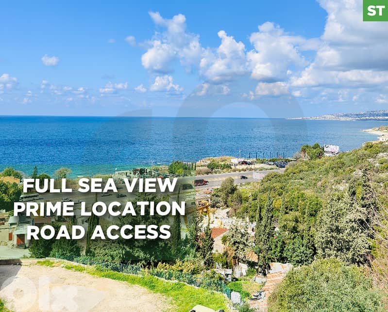 full sea view, prime location, road access, Bouar/بوار REF#ST133595 0