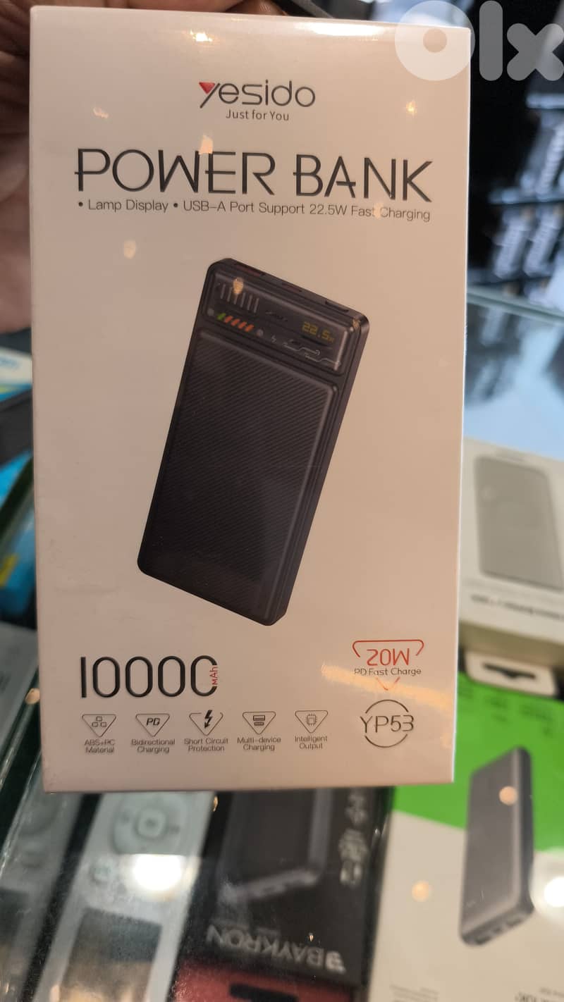 Yesido power bank 10000 magnetic yp53 17$ 0