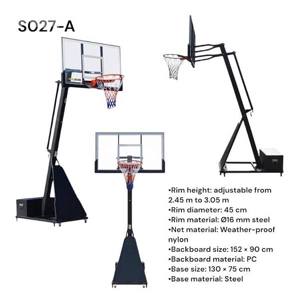 Basketball Hoop with Iron base S027A 0