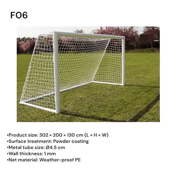 Official Mini football goal stand 300x200x130 cm 0