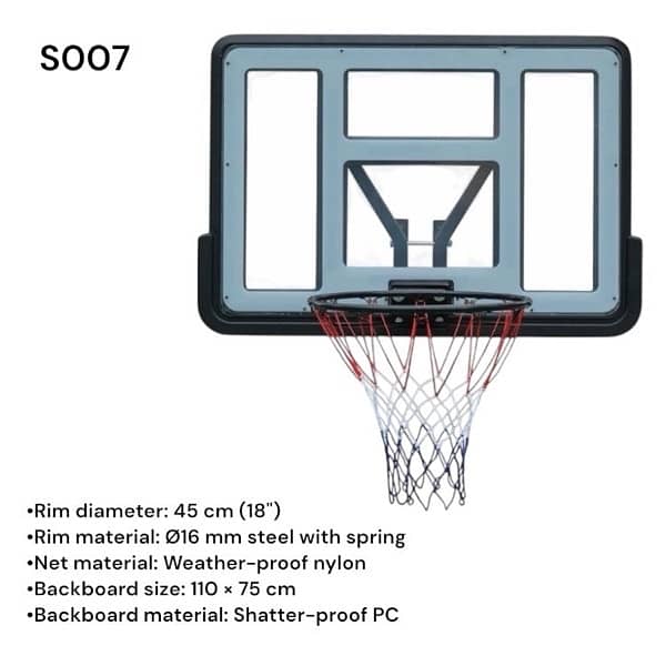 Basketball Board 110 x 80 cm 0