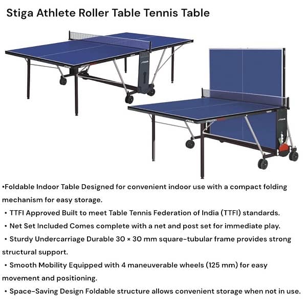 Stiga Athlete Table tennis 18 MM 0