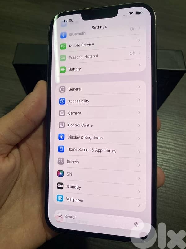 13 pro max 256gb مش مفكوك $449 4