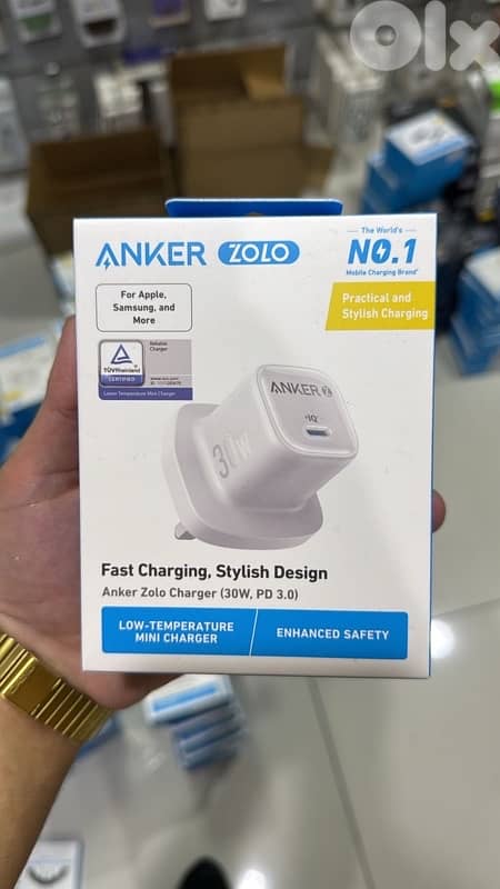 Anker zolo usb-c 30w 3pin white 0