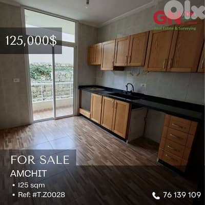 For Sale Apartment in Amchit 125m ONLY for 125K في عمشيت