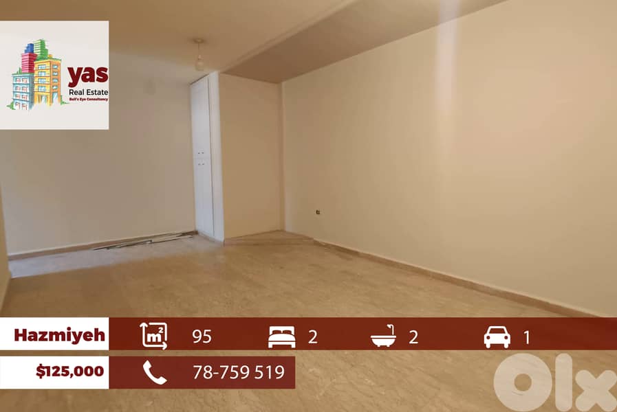 Hazmiyeh 95m2 | Cozy Flat | Excellent Condition | Catch | AA 0