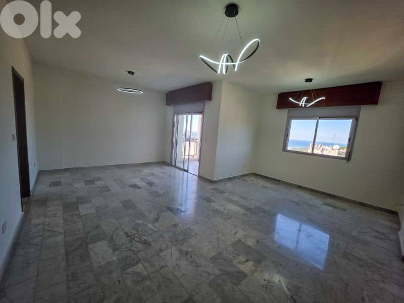 Three Bedroom Apartment in Beit Chaar, Metn with Sea View. 0